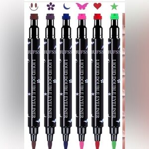 QIUFSSE DOUBLE ENDED Face stamp & Eyeliner